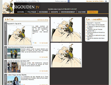 Tablet Screenshot of bigouden.tv